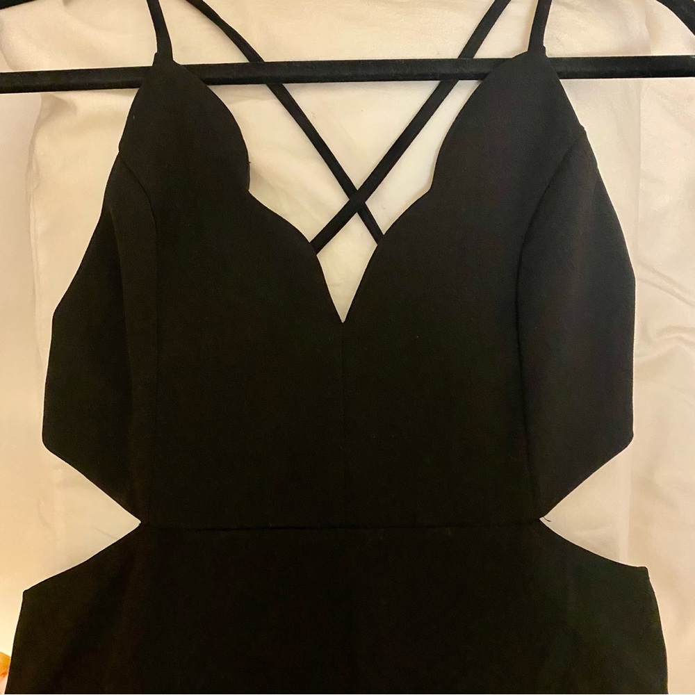 Mini Black Dress, Size Small